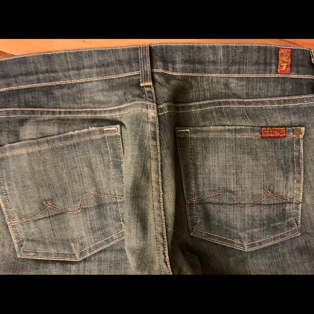 7 for all Mankind Boycut Jeans, Sz 30